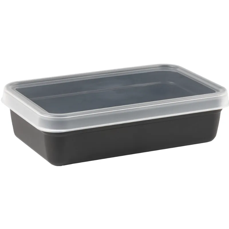 Boîte Hermétique Rectangulaire avec Couvercle - 0,95 L - Lot de 10