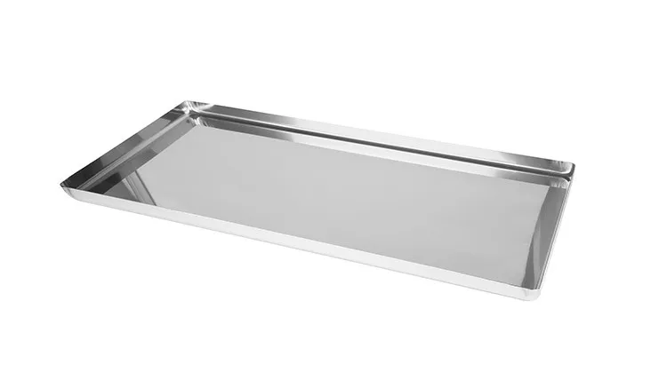 Plaque Bord Droit Inox - 600 x 400 mm