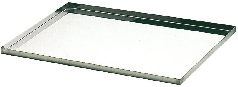 Plaque Bord Droit Inox - 530 x 325 mm