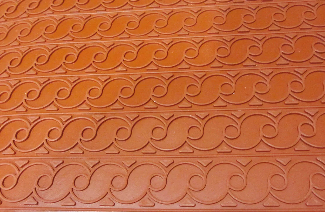 Tapis Relief Silicone Arabesques