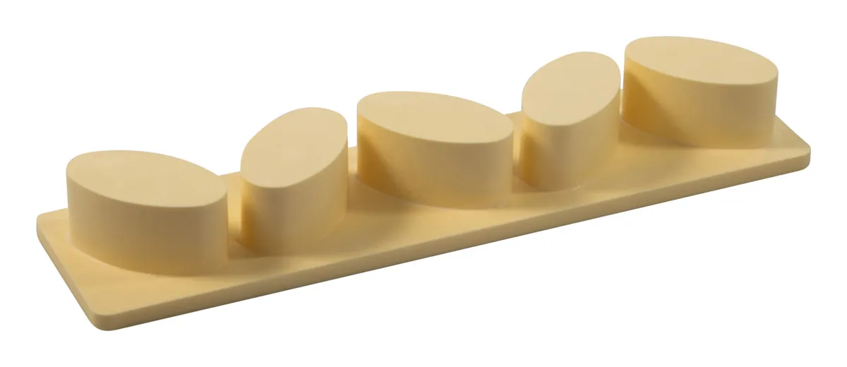 Démouleur à Gâteaux Ovales - 5 Empreintes - 83 x 47 mm