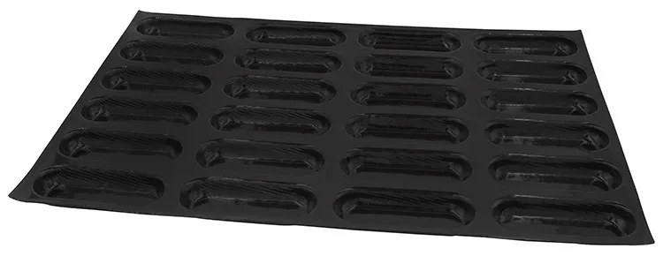 Moule à Brioches Longues - 24 Empreintes - 130 x 48 mm