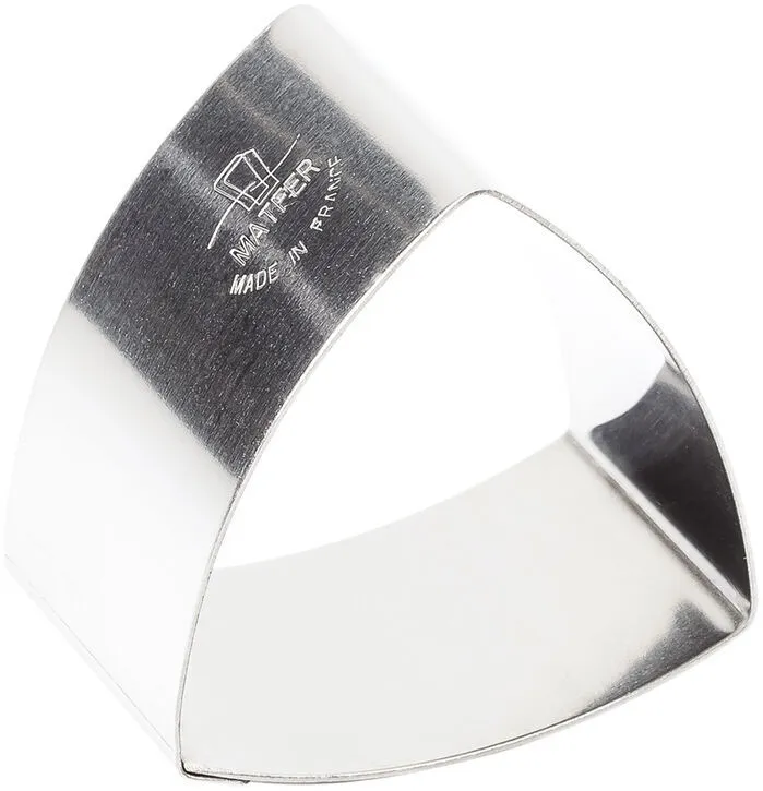 Nonnette Triangle Bombé - 65 x 40 mm - Lot de 4