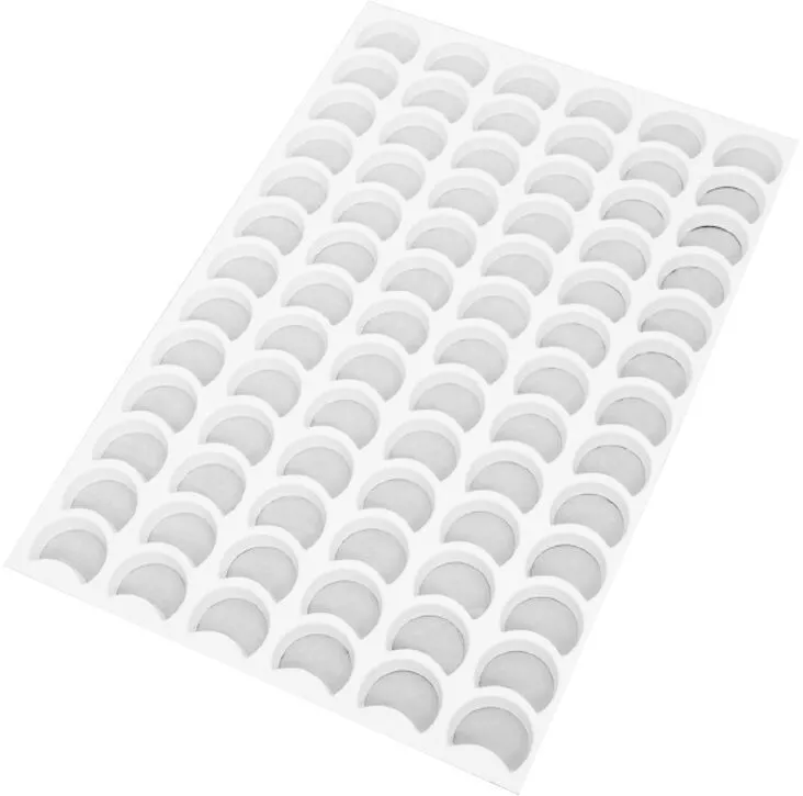 Plaque de Découpoirs Croissants de Lune - 78 Empreintes - 48 mm