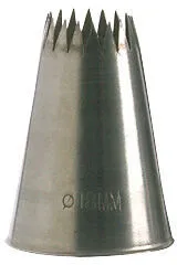 Douille à Petits-Fours Inox - 18 Dents - Lot de 2