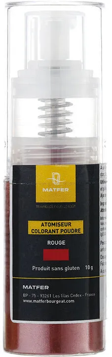 Colorant Poudre Métallique - Rouge - 10 g