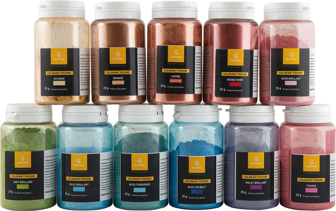 Colorant Poudre  Dispersable - Vert Métal - 25 g