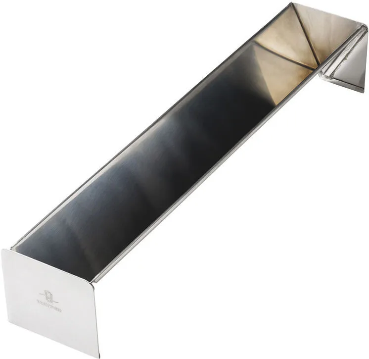 Gouttière à Bûche Triangulaire Inox - L 500 mm