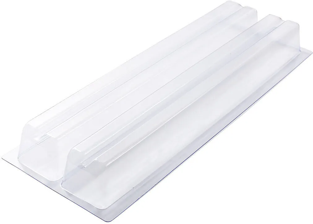 Gouttière à Bûche Rainurée - 590 x 195 mm - Lot de 10