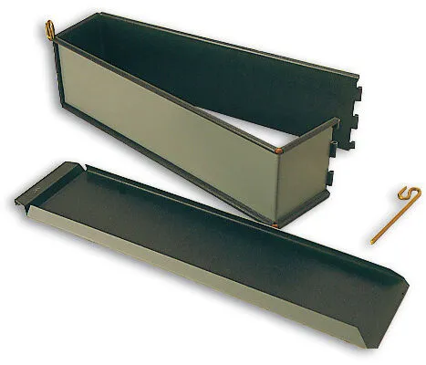 Moule à Pâté en Croûte Long Uni - 350 x 75 mm