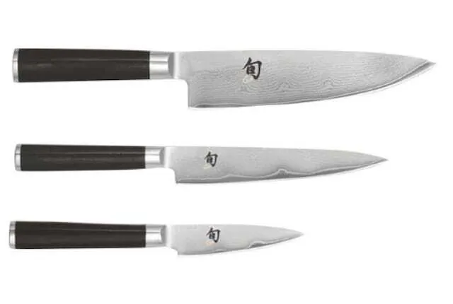 Set de 3 couteaux Damas Shun - Office Universel et Chef
