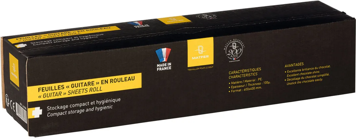 Feuille Guitare PEBD - 600 x 400 mm - Lot de 100