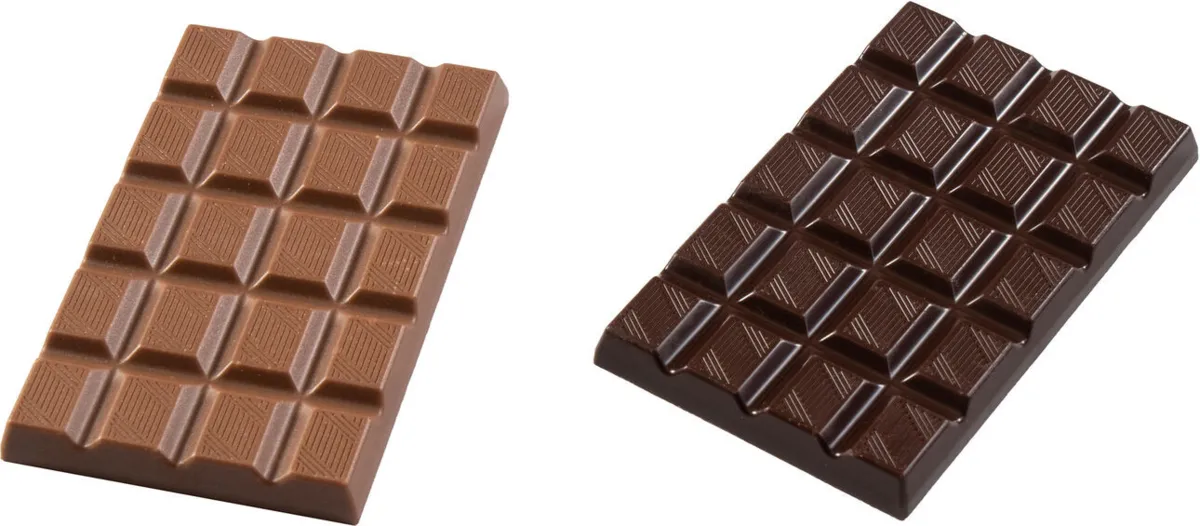 Plaque Mini Tablette de Chocolat - 4 Empreintes