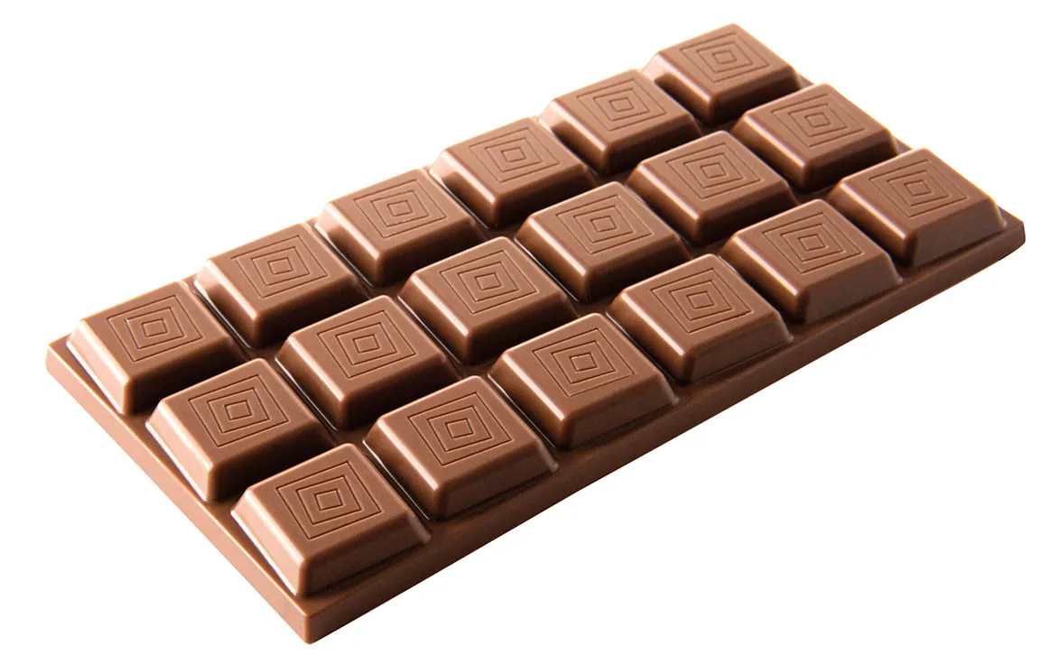 Plaque Tablette de Chocolat 100 g - Décalé - 3 Empreintes