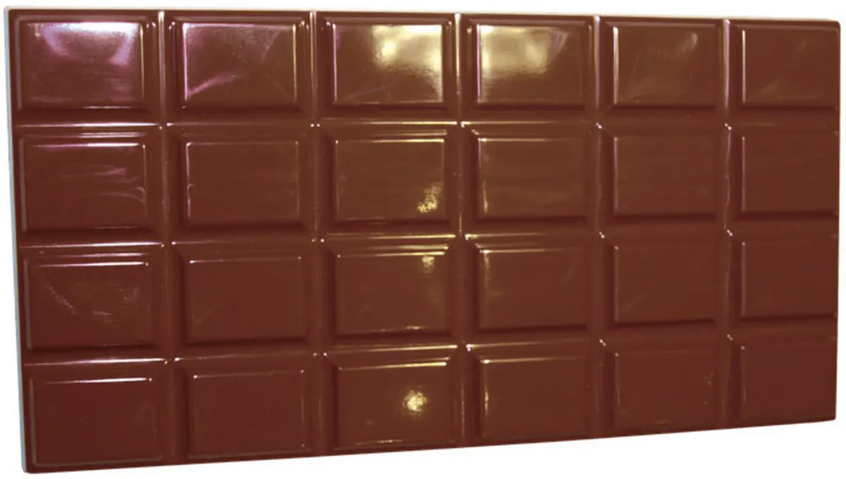 Plaque Tablette de Chocolat - 24 Carrés - 3 Empreintes