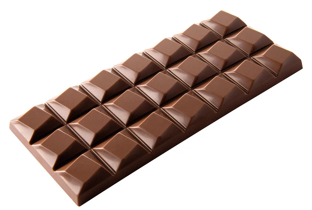 Plaque Tablette de Chocolat 100 g - 21 Carrés - 3 Empreintes