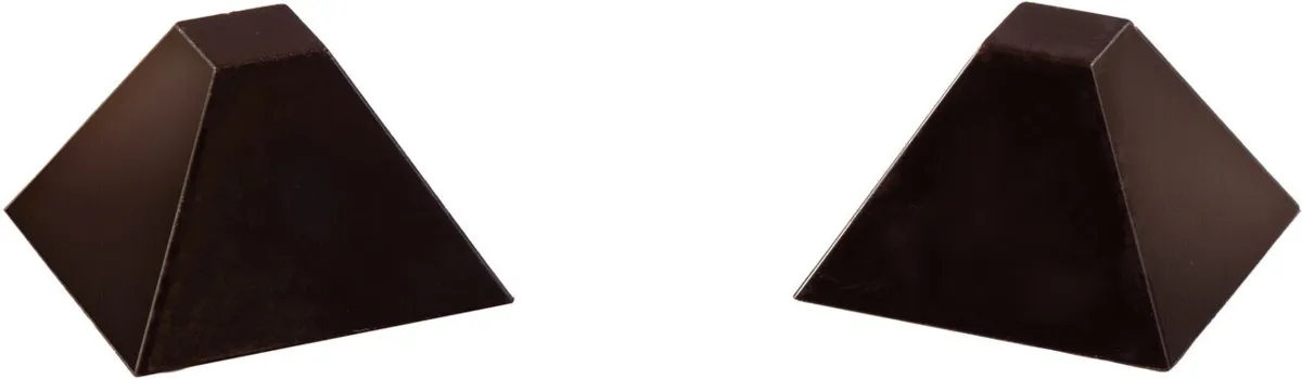 Plaque Pyramide en Chocolat - 28 Empreintes