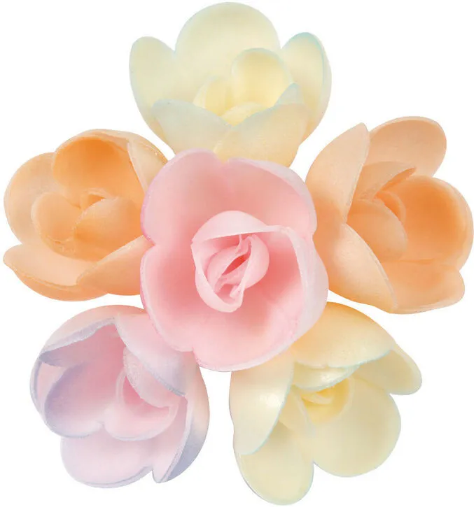 Assortiment Roses Pastel - Lot de 72