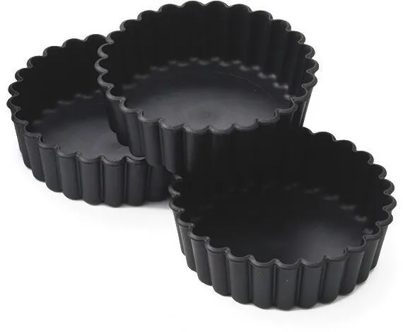 Tourtière Individuelle Cannelée - ⌀ 100 mm - Lot de 12