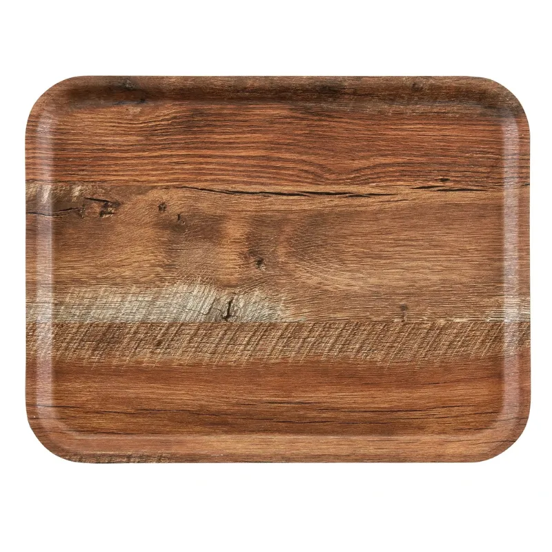 Plateau Rectangulaire Madeira - Chêne Brun - 280 x 200 mm