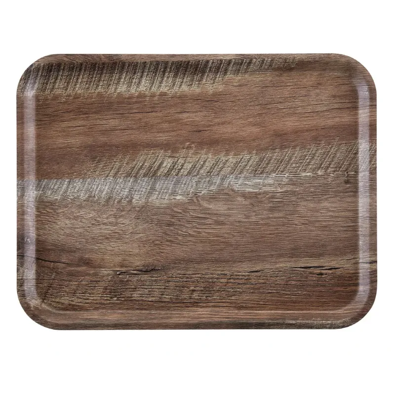 Plateau Rectangulaire Madeira - Chêne Foncé - 280 x 200 mm