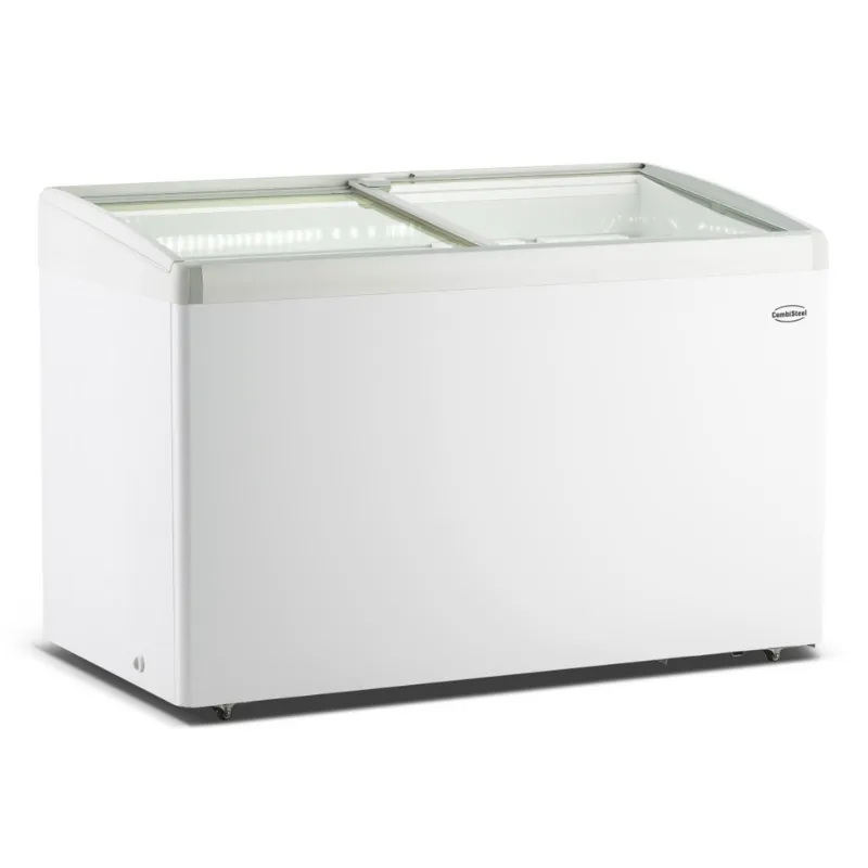 Congélateur Bahut Couvercle en Verre - 396 L