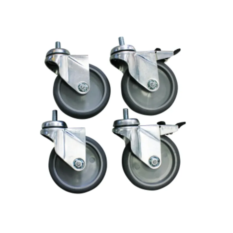 Option Roulettes pour Table Inox Soudée