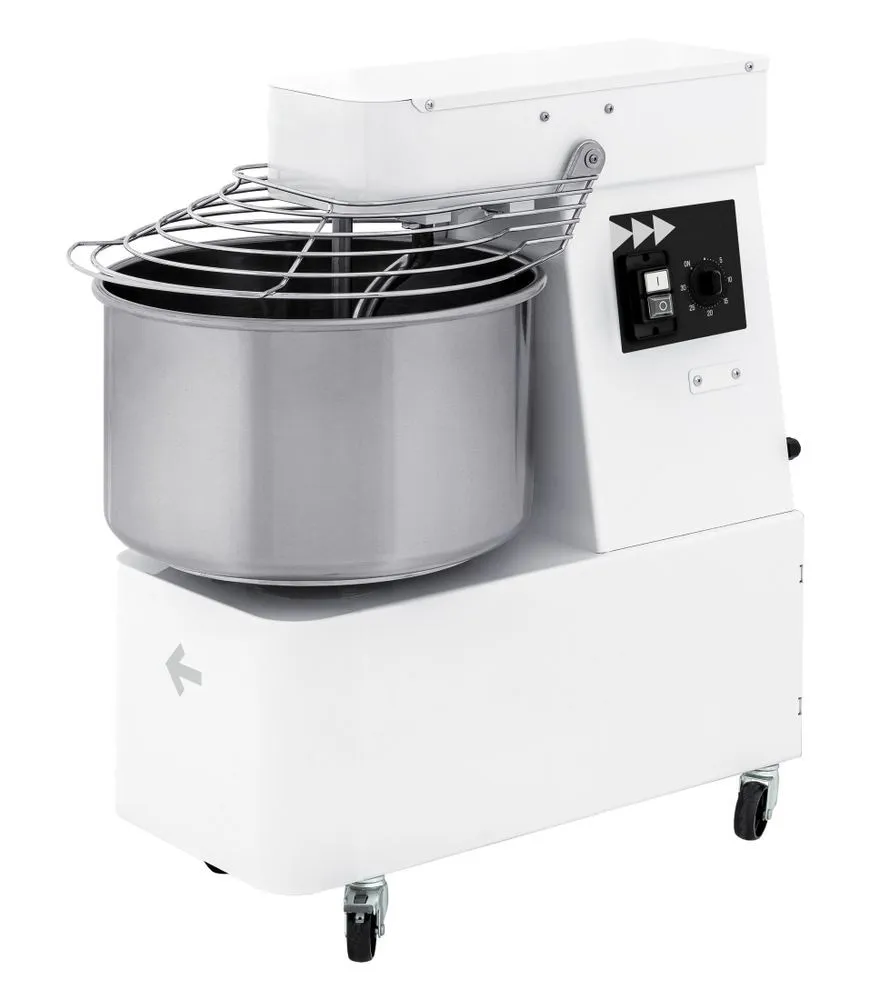Pétrin à Spirale Cuve Fixe et 2 Vitesses - 32 L
