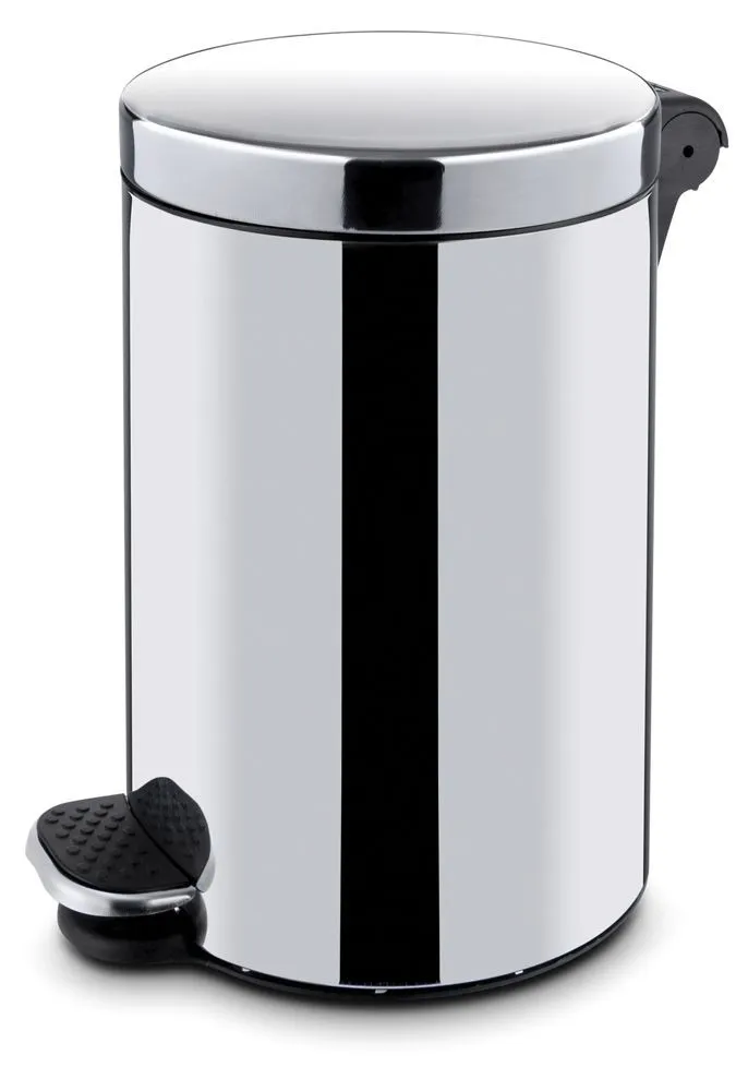 Poubelle à Pédale Ronde avec Bac Intérieur - 20 L