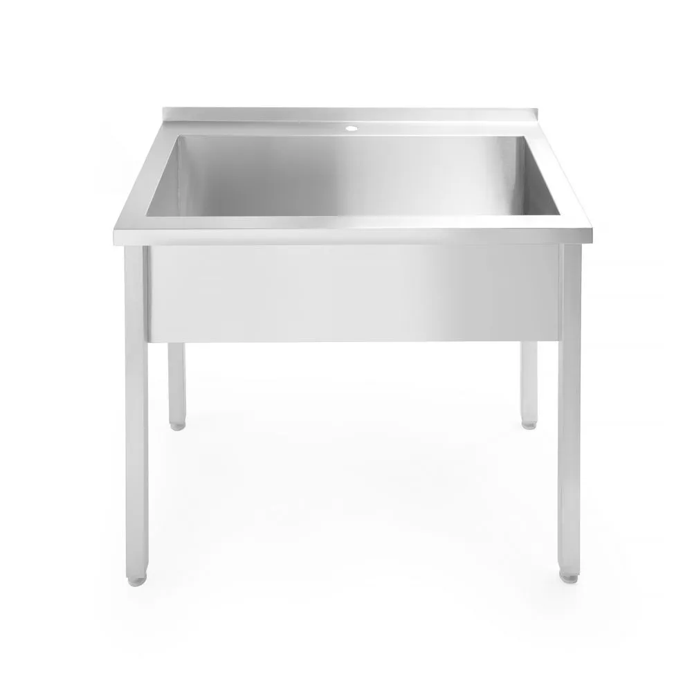 Table d'Évier Simple Soudée - P 600 x L 1000 mm