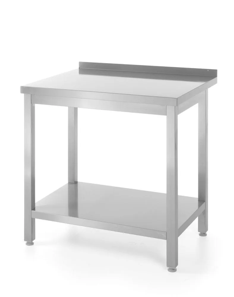 Table Murale Profi Line avec Étagère - L 800 x P 600 mm