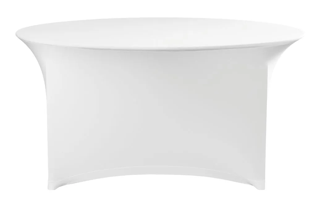 Housse pour Table Ronde - Blanc - ø 1800 mm