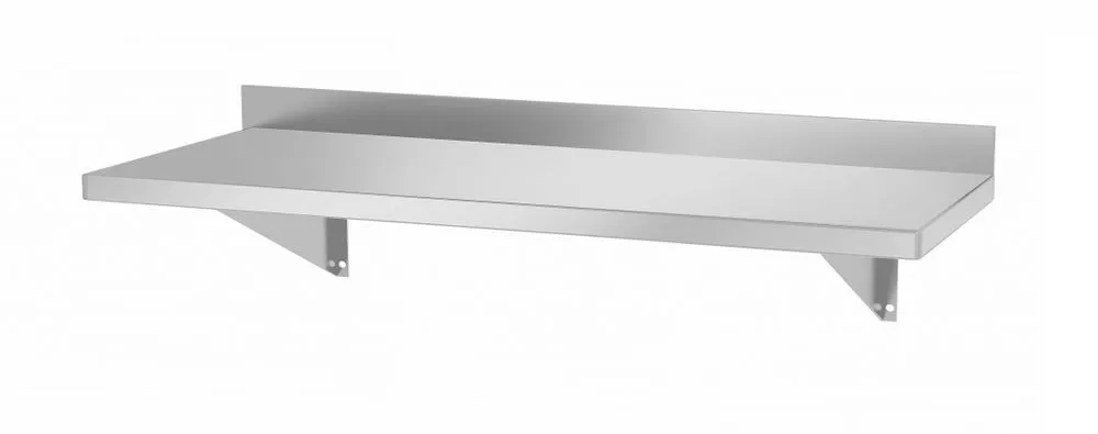 Étagère Murale avec 2 Supports - L 800 x 300 mm