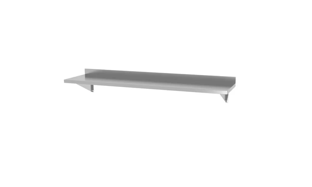 Étagère Murale avec 2 Supports - L 1200 x 300 mm