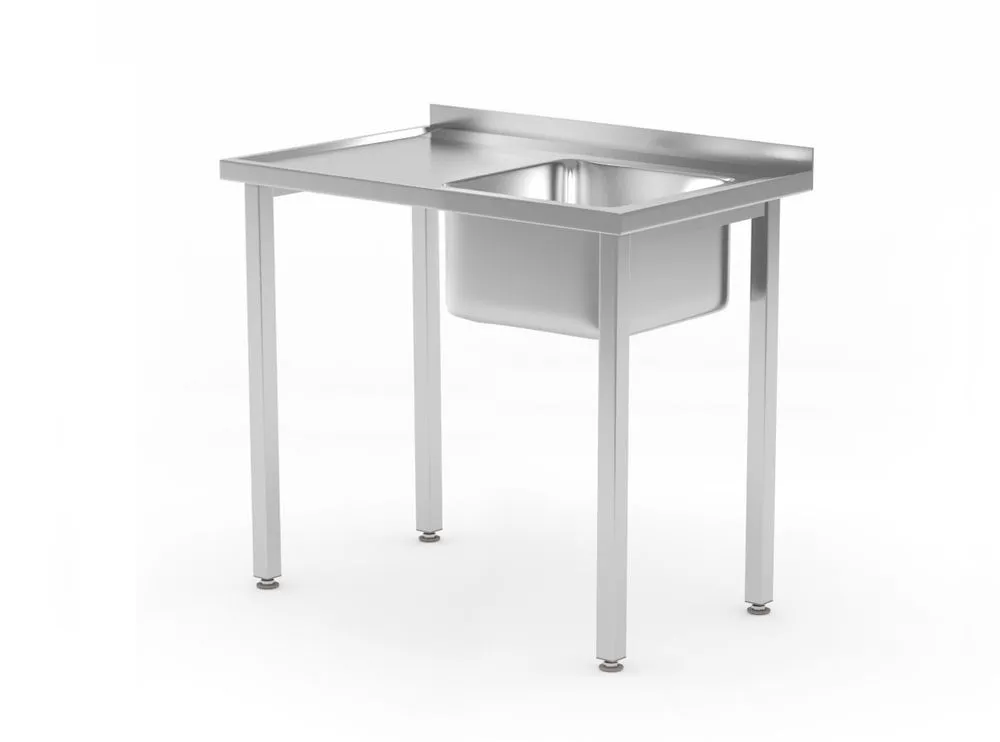 Plonge 1 Bac à Droite Kitchen Line - P 600 x L 800 mm