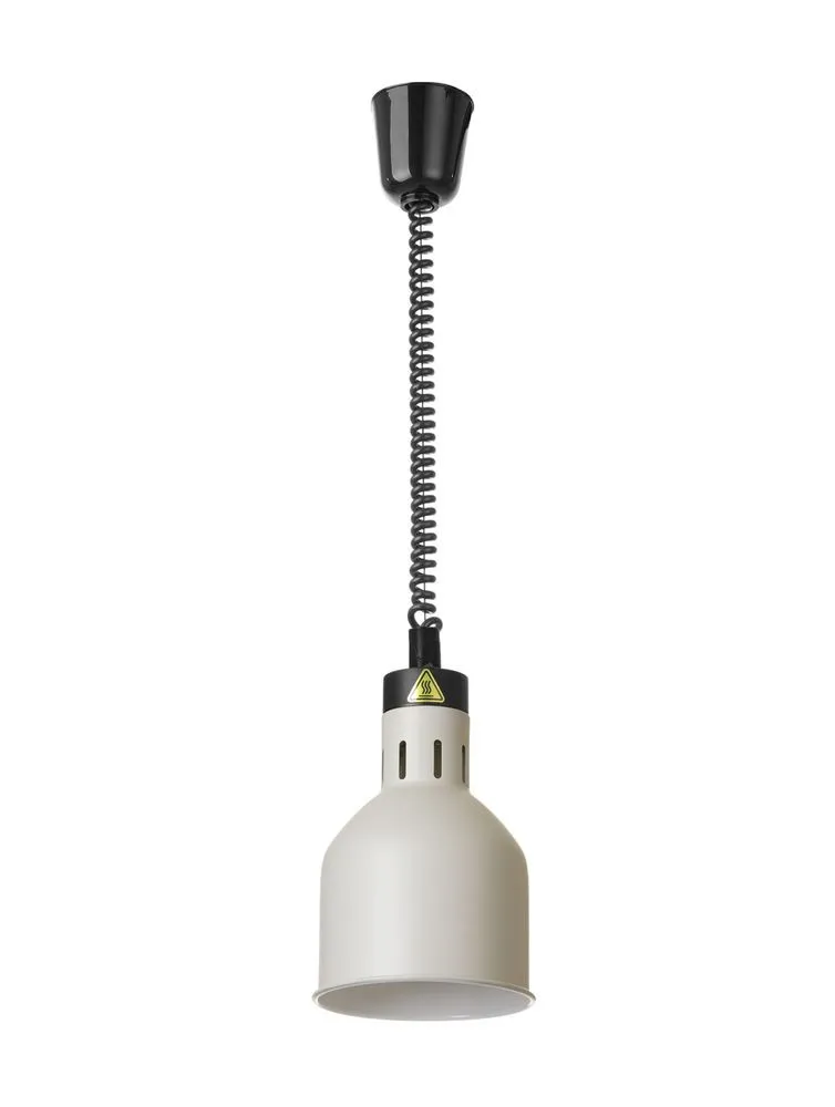 Lampe Chauffante Cylindrique Réglable - Blanc