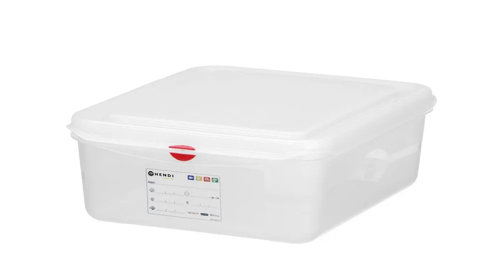 Bac GN 1/2 Transaprent en PP - 6,5 L