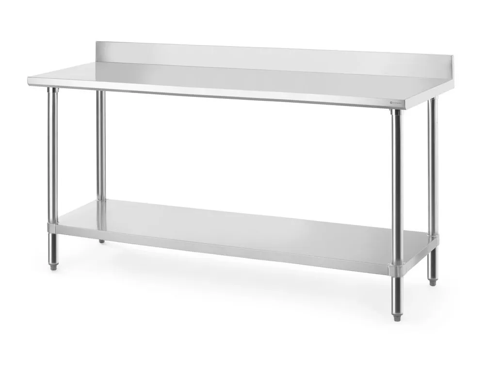 Table de Travail avec Dosseret et Étagère - L 1800 mm