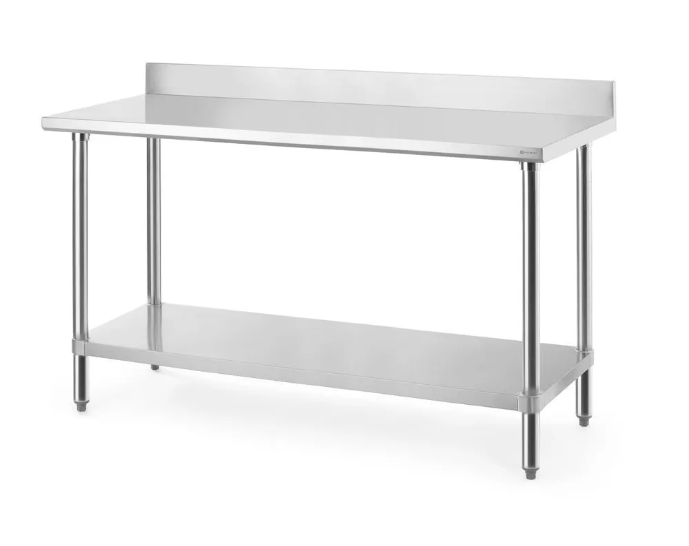 Table de Travail avec Dosseret et Étagère - L 1600 mm