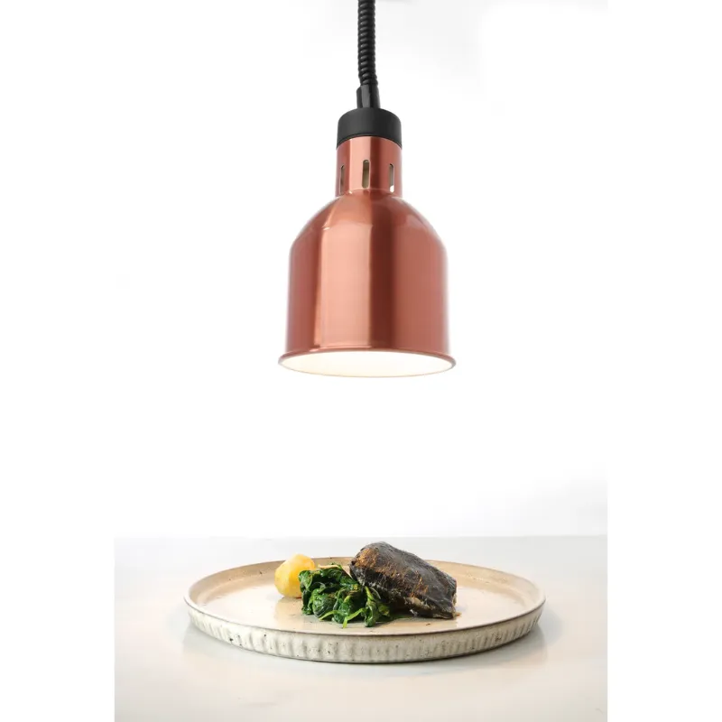 Lampe Chauffante Cylindrique en Cuivre Réglable