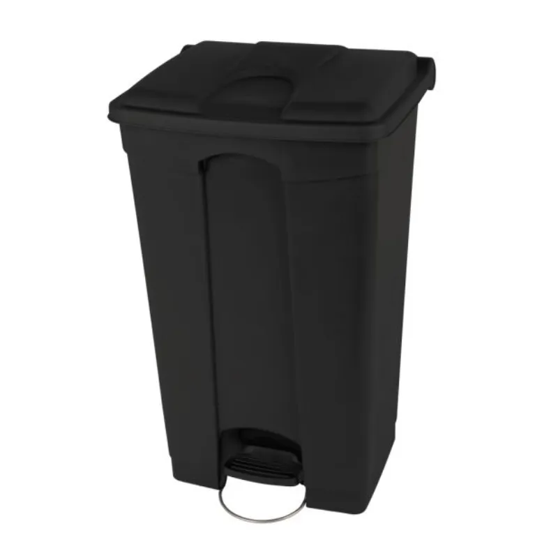 Poubelle à Pédale Noire - 90 L