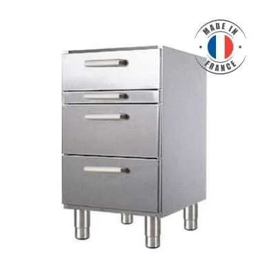 Meuble Bas Sans Dessus - 3 Tiroirs et 1 Tirette