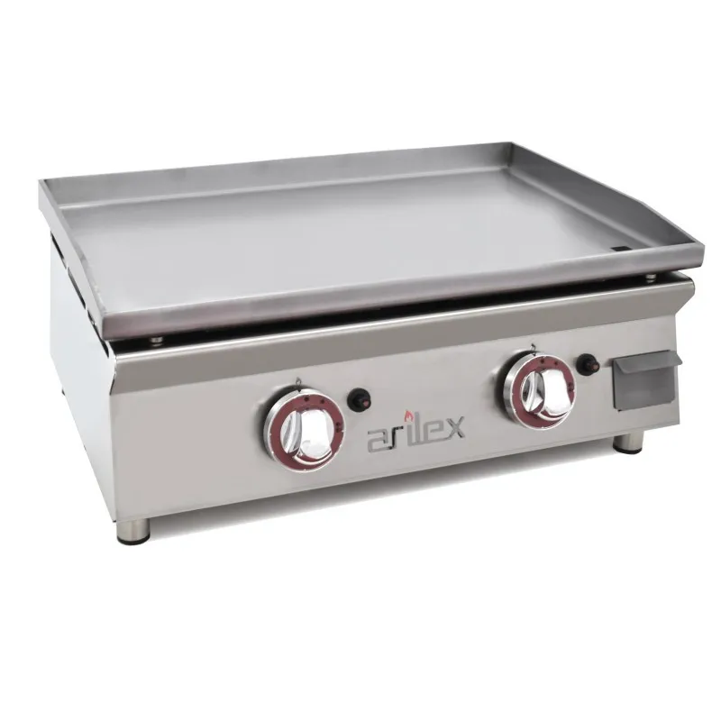 Plancha à Gaz Lisse Acier 6 mm - 60 cm