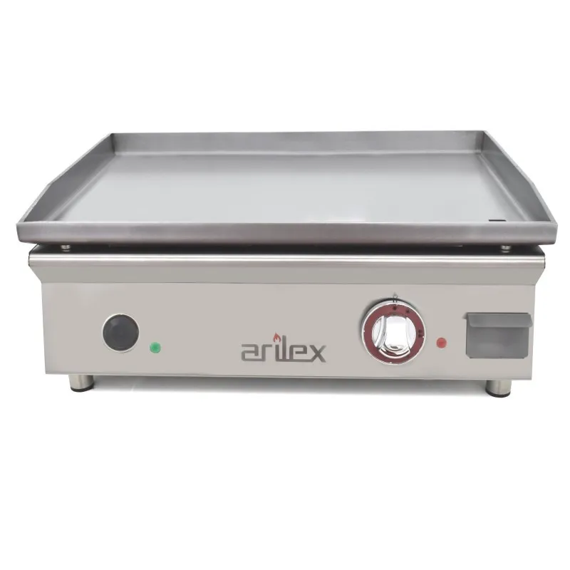 Plancha Electrique Lisse Acier 6 mm - 60 cm