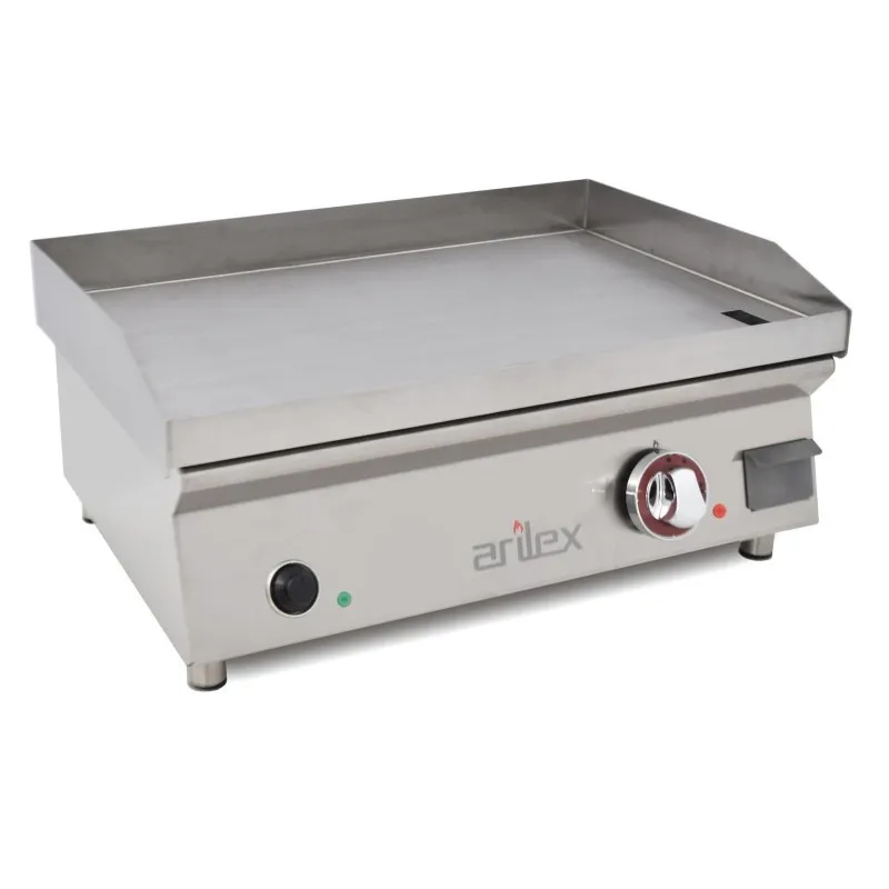 Plancha Electrique Lisse Acier 15 mm - 60 cm