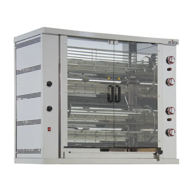 Rôtissoire à Gaz Rotative - 48 Poulets