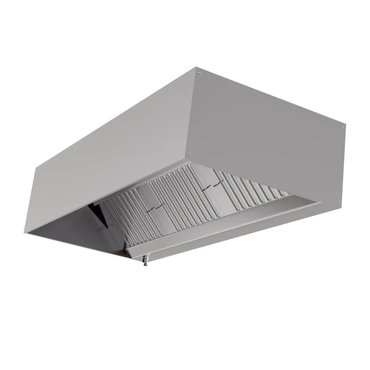 Hotte Cubique Profondeur 900 avec Led et Sans Moteur - Longueur 4400
