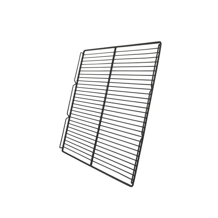 Grille Noire pour Vitrine à Boissons Noire à 2 Portes Vitrées - 450 L