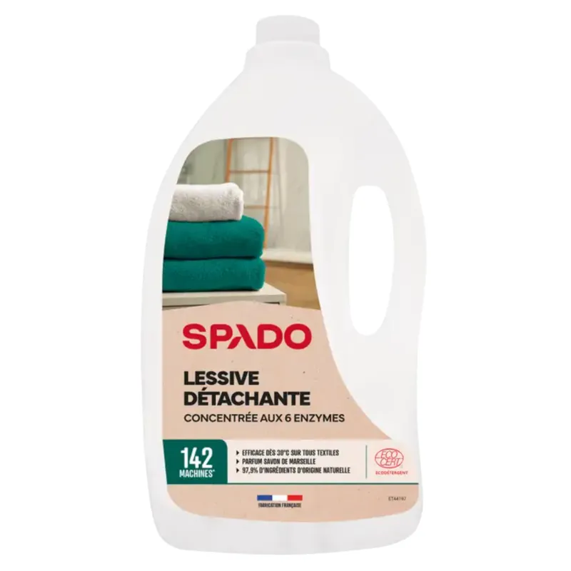 Lessive Détachante avec 6 Enzymes - 5 L