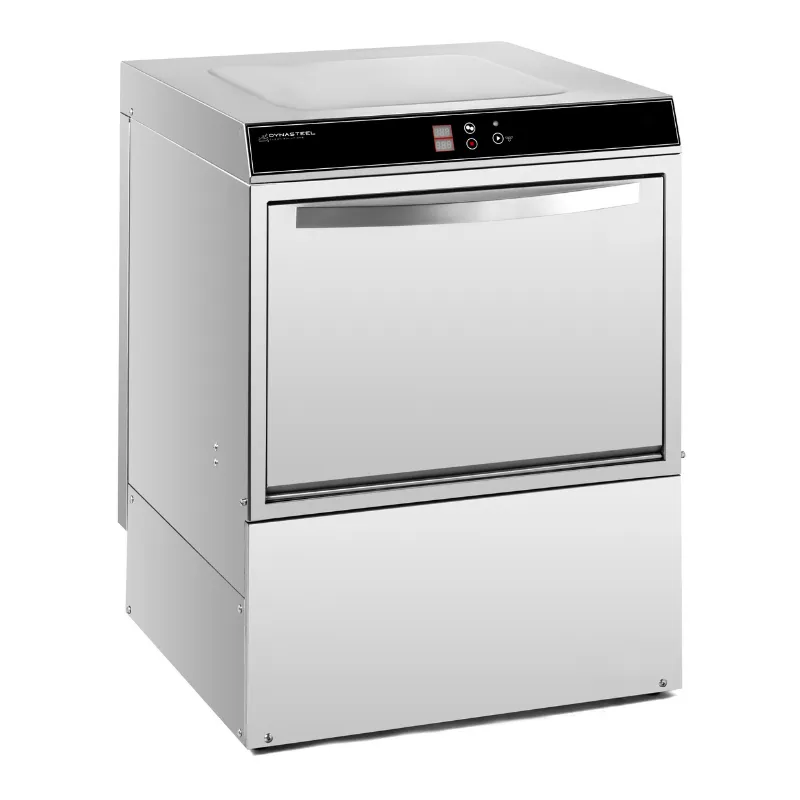 Lave-Vaisselle Professionnel avec Doseur de Liquide de Rinçage et Détergent - 50 x 50 cm - Reconditionné